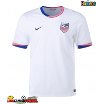 Camisa de Futebol Estados Unidos Equipamento Principal Copa America 2024 Manga Curta